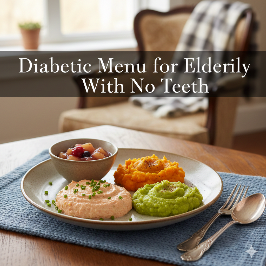 Assortment of healthy soft foods including soups, yogurt, and mashed vegetables