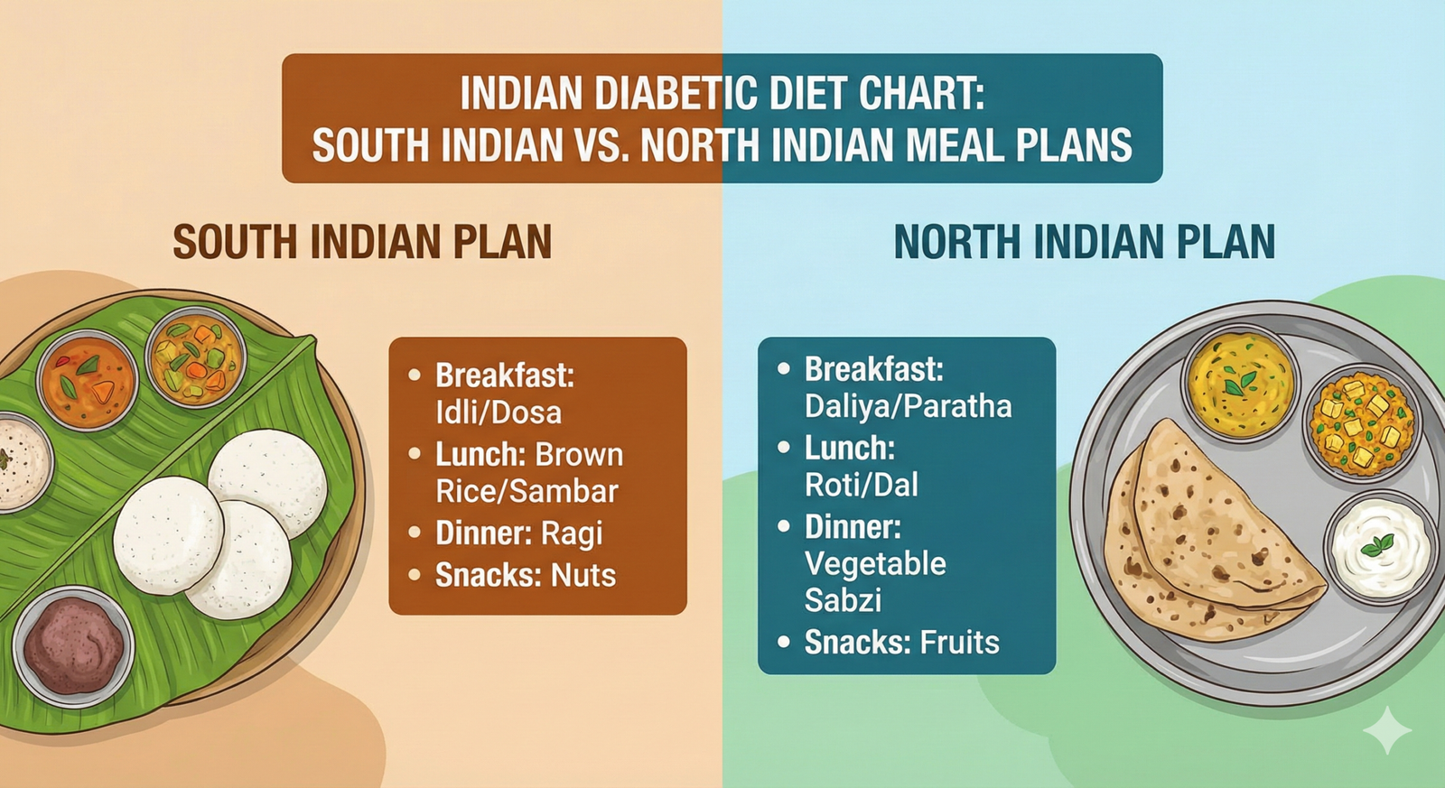 Indian diabetic diet chart