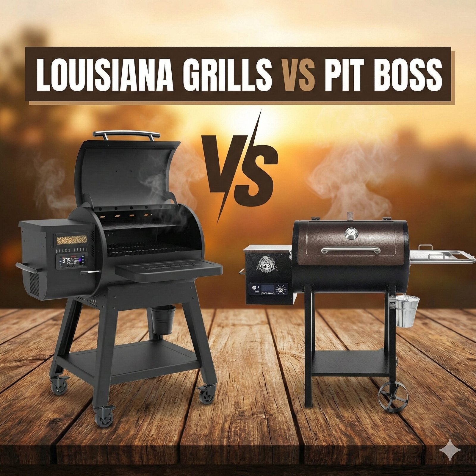 Louisiana Grills Founders Series vs Pit Boss Pro Series comparison