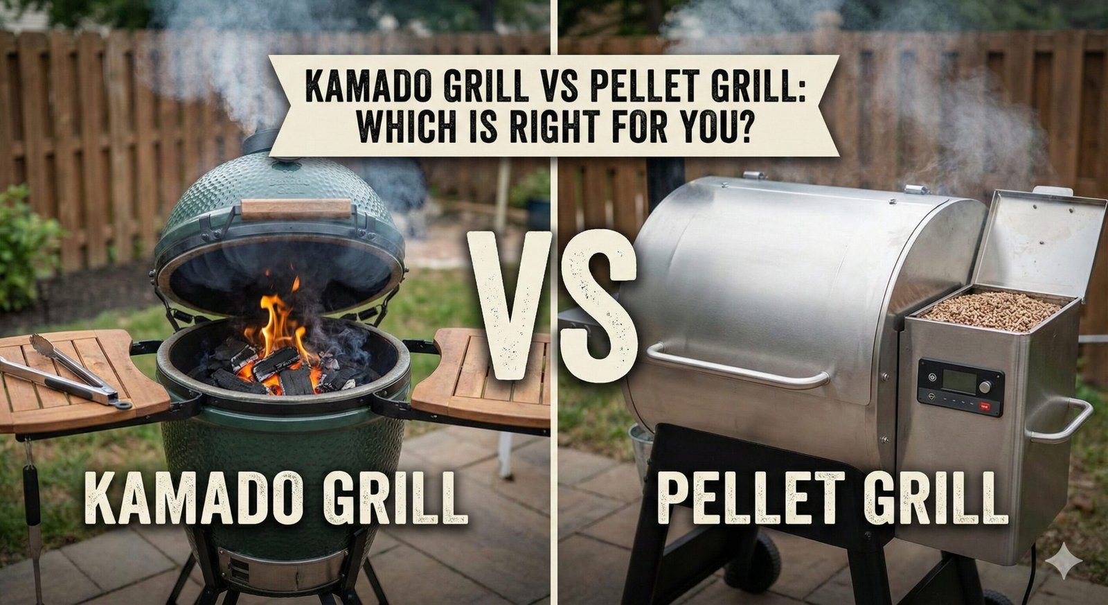Kamado vs Pellet