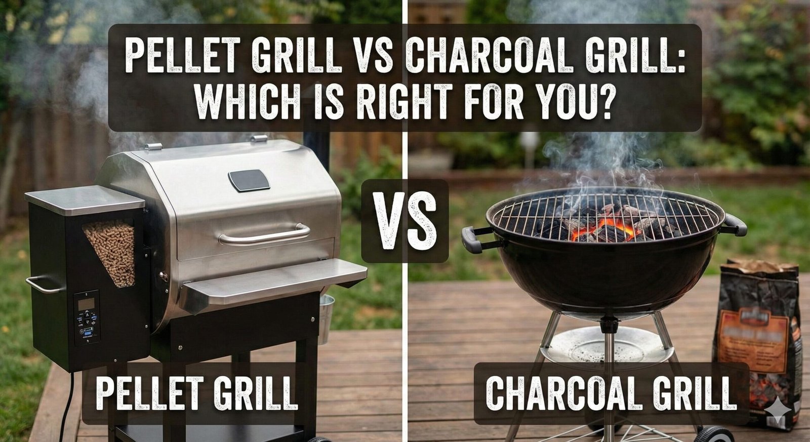 Pellet Grill vs Charcoal Grill