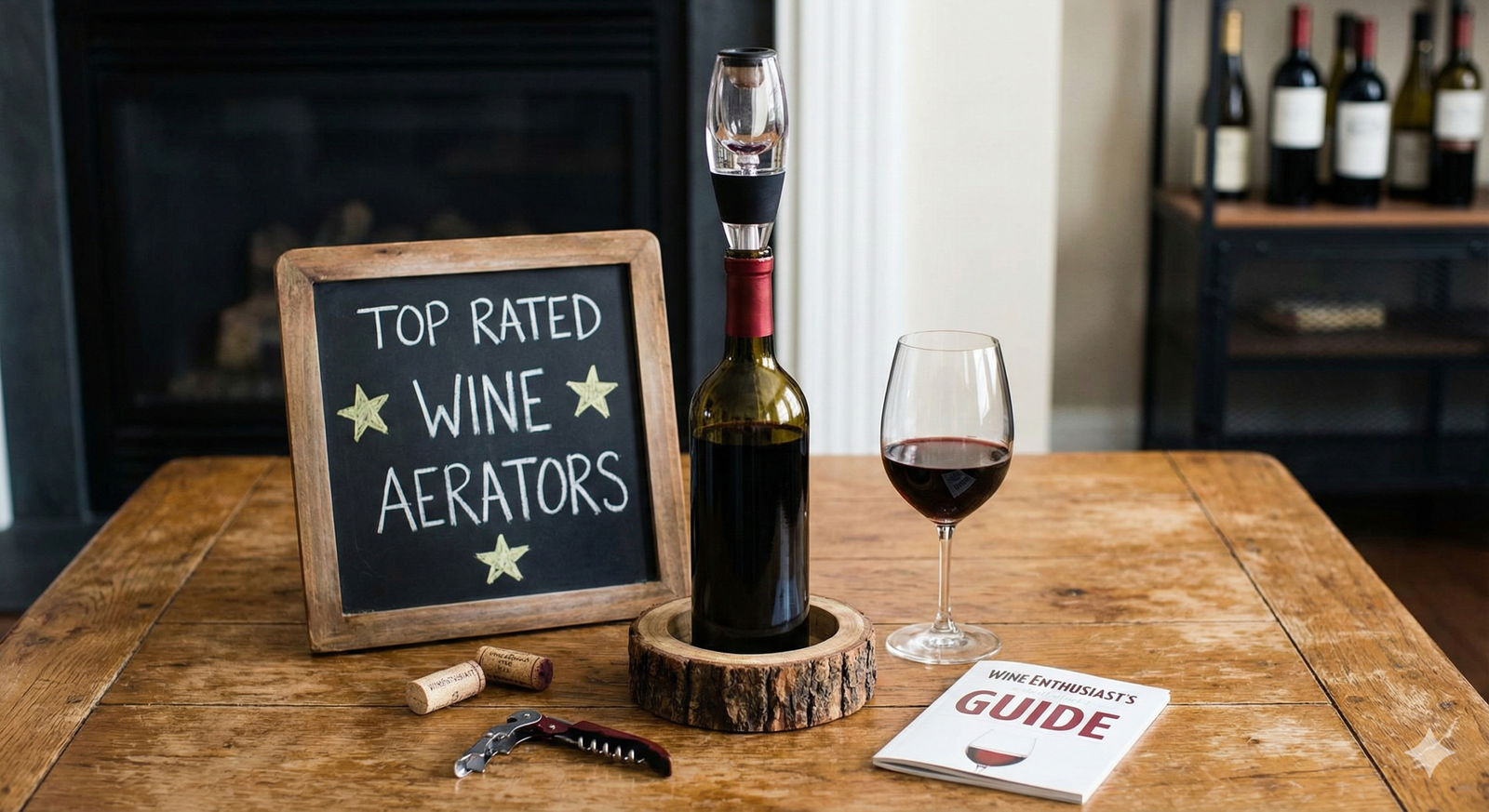 Top-rated wine aerator