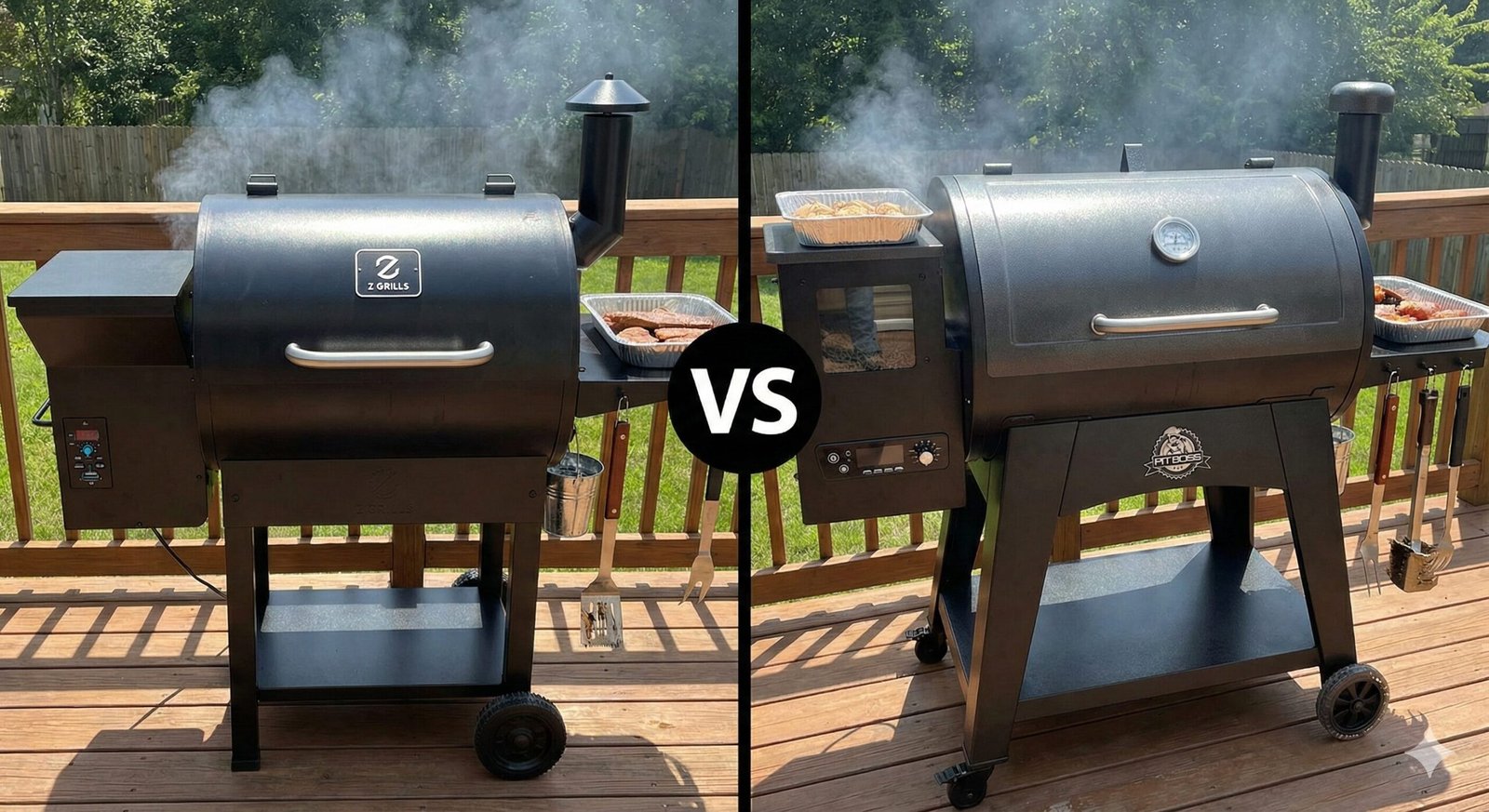 Z Grills and Pit Boss Pellet Smoker Comparison