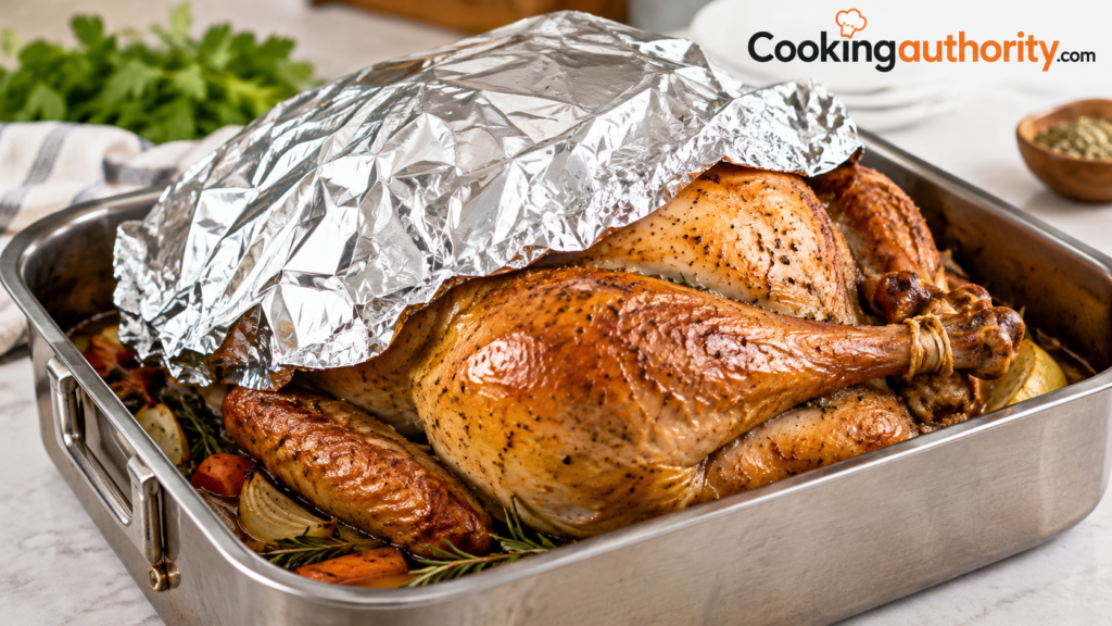 Foil-Tented Golden Roast Turkey
