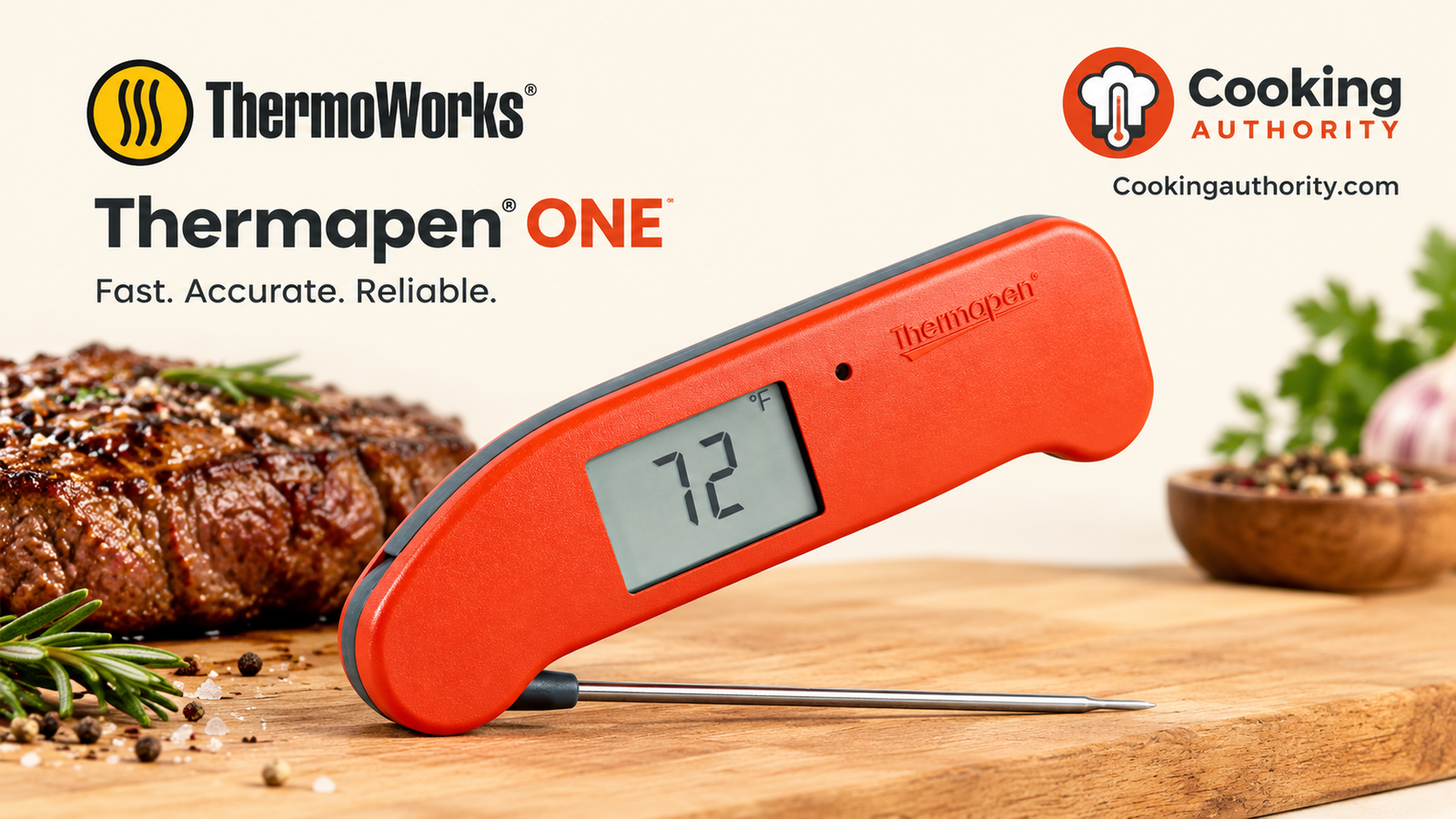 ThermoWorks Thermapen ONE instant-read cooking thermometer